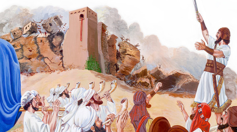 História de Josué e a queda das muralhas de Jericó