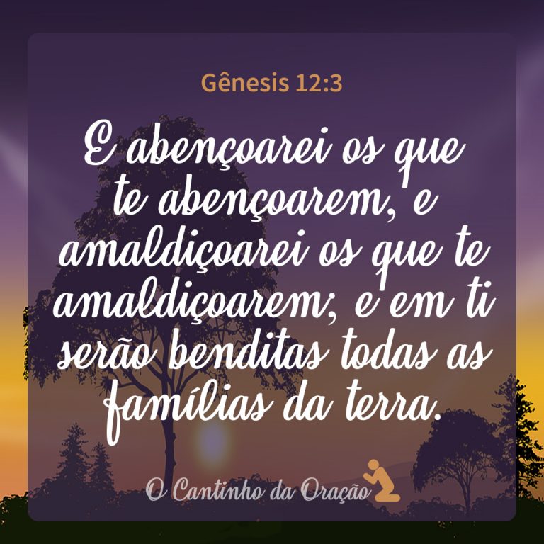 Gênesis 12:3 – O Cantinho Da Oração